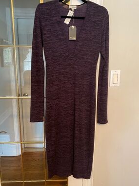 NWT WILFRED FREE LISIERE BODYCON DRESS